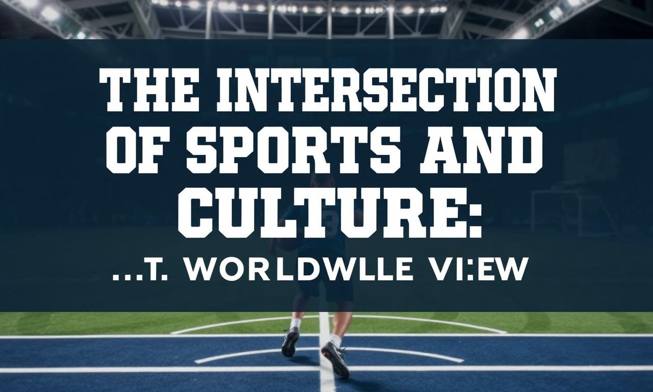 The Intersection of Sports and Culture: A Global Perspective