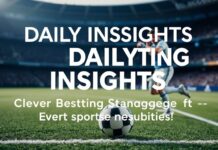 Daily Insights: Smart Betting Strategies for Every Sports Fan Daily Insights: Clever Betting Strategies for Every Sports Enthusiast