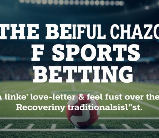 The Beautiful Mess of Sports Betting: A Love Letter from a Recovering Purist The Beautiful Chaos of Sports Betting: A Love Letter from a Recovering Traditionalist
